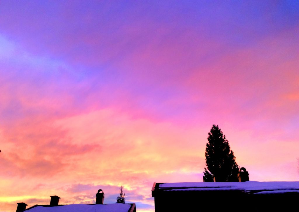 Nydelig solnedgang, Konnerud,Drammen